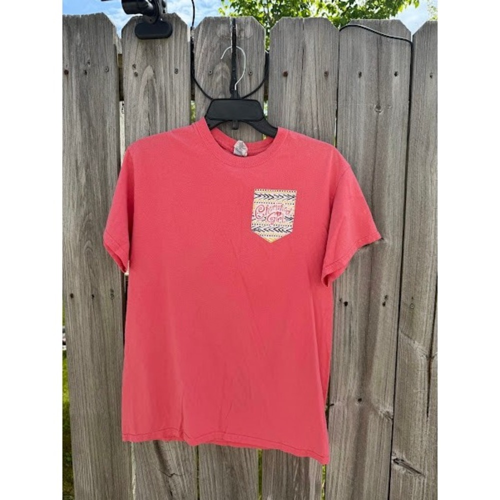 Cherished Girl Womens Coral Pink Faith Mustard Seed Graphic T-Shirt Medium